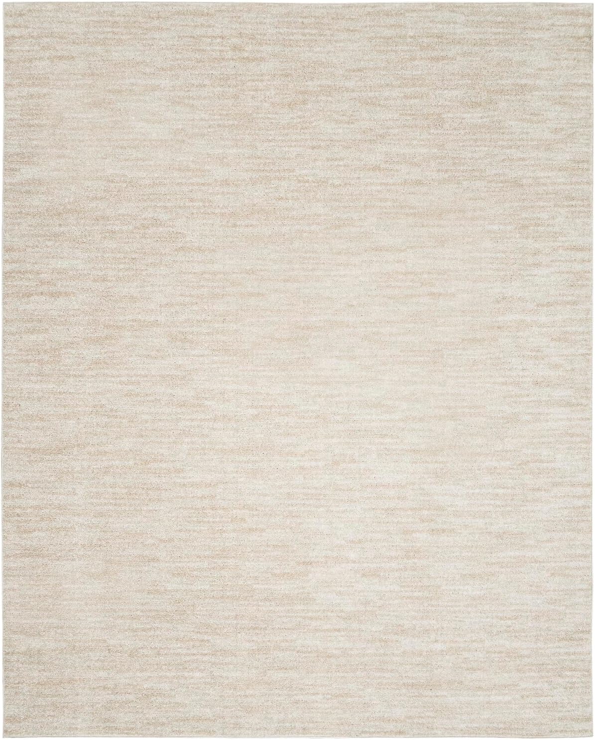 Nourison Essentials Indoor/Outdoor Ivory Beige 8' x 10' Area Rug, Easy Cleaning, Non Shedding, Bed Room, Living Room, Dining Room, Backyard, Deck, Patio (8x10)