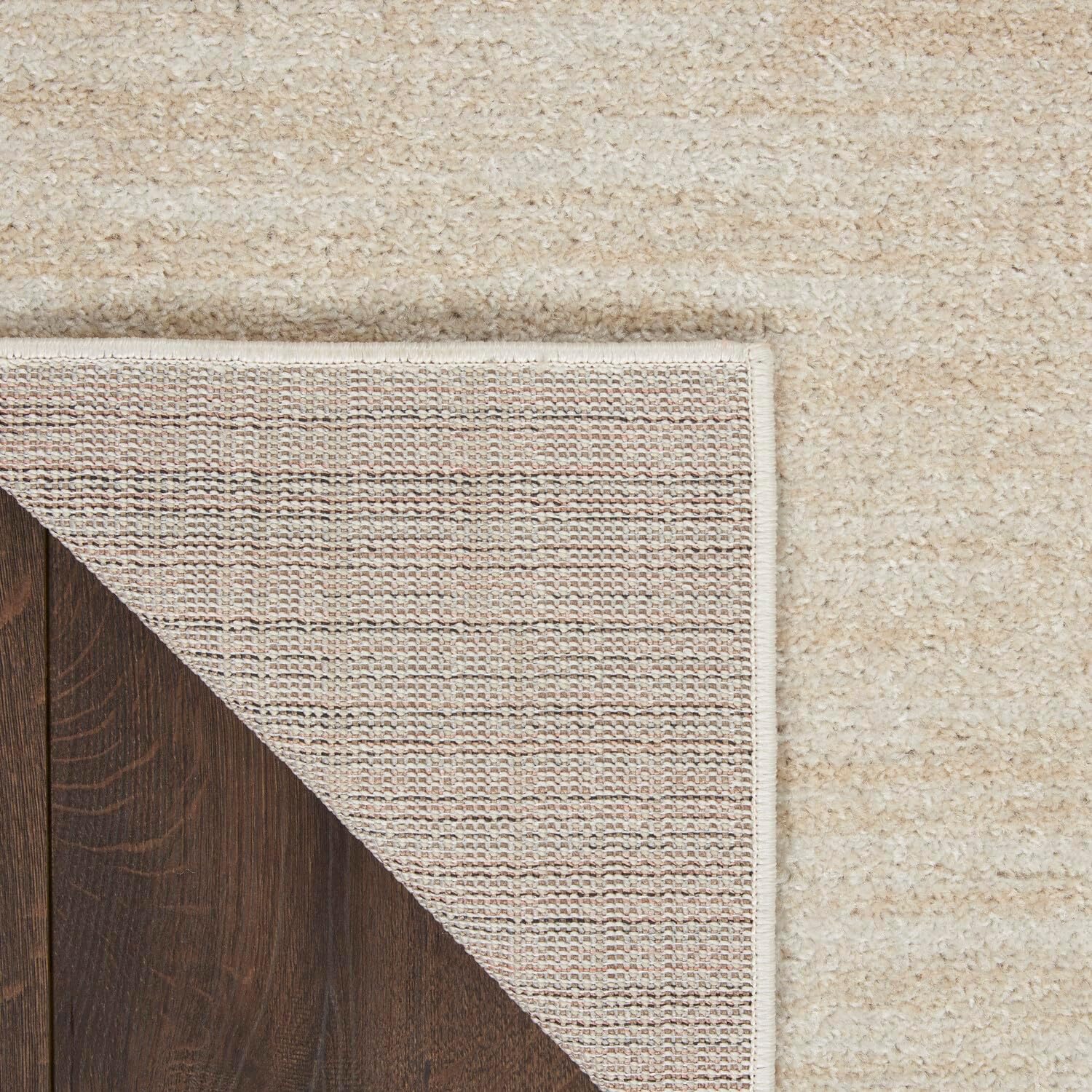 Nourison Essentials Indoor/Outdoor Ivory Beige 8' x 10' Area Rug, Easy Cleaning, Non Shedding, Bed Room, Living Room, Dining Room, Backyard, Deck, Patio (8x10) - Image 3