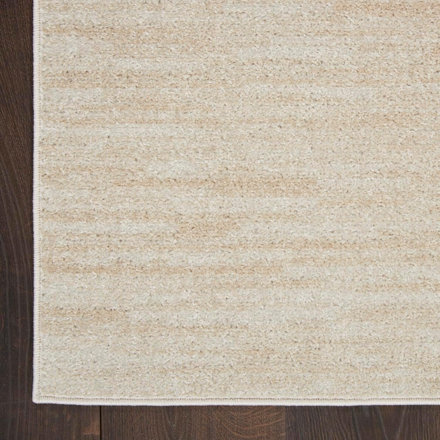 Nourison Essentials Indoor/Outdoor Ivory Beige 8' x 10' Area Rug, Easy Cleaning, Non Shedding, Bed Room, Living Room, Dining Room, Backyard, Deck, Patio (8x10) - Image 4