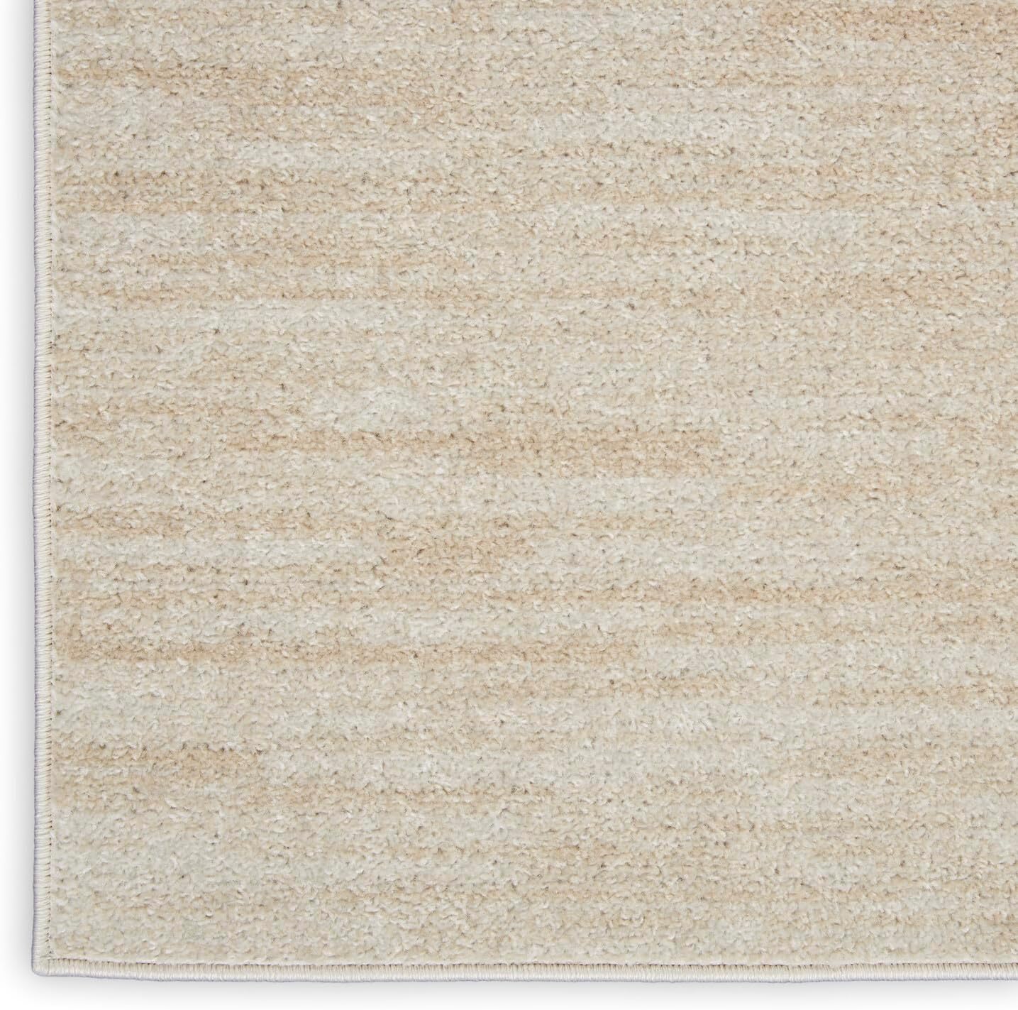 Nourison Essentials Indoor/Outdoor Ivory Beige 8' x 10' Area Rug, Easy Cleaning, Non Shedding, Bed Room, Living Room, Dining Room, Backyard, Deck, Patio (8x10) - Image 5