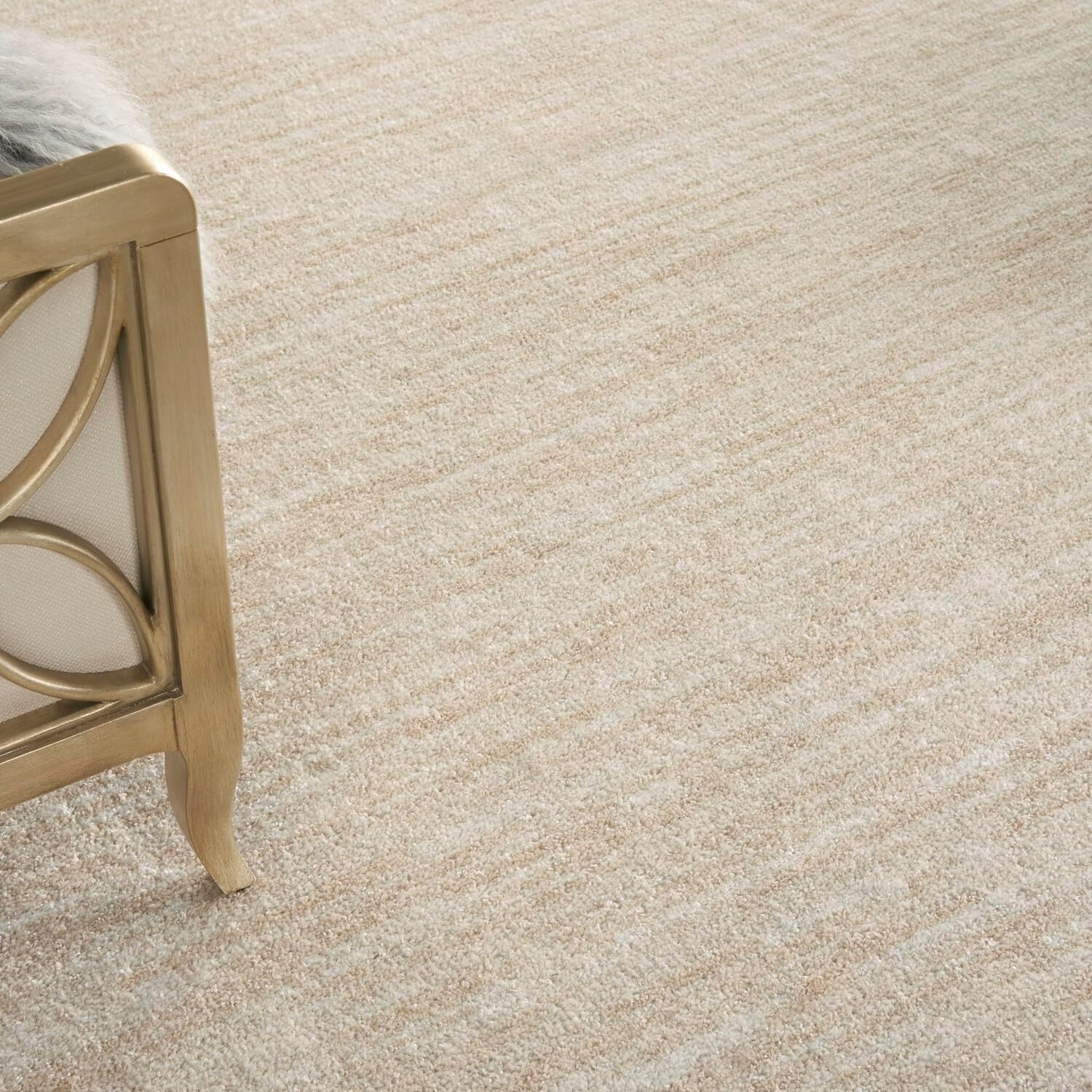 Nourison Essentials Indoor/Outdoor Ivory Beige 8' x 10' Area Rug, Easy Cleaning, Non Shedding, Bed Room, Living Room, Dining Room, Backyard, Deck, Patio (8x10) - Image 8
